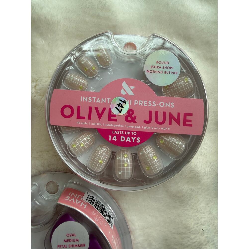 Olive & June Instant Mani Press-On Nails Lot of 3 - Picture 3 of 5